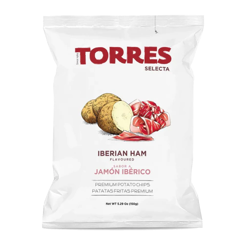 Papas Fritas Sabor Jamón Ibérico Torres 150grs - comprar online