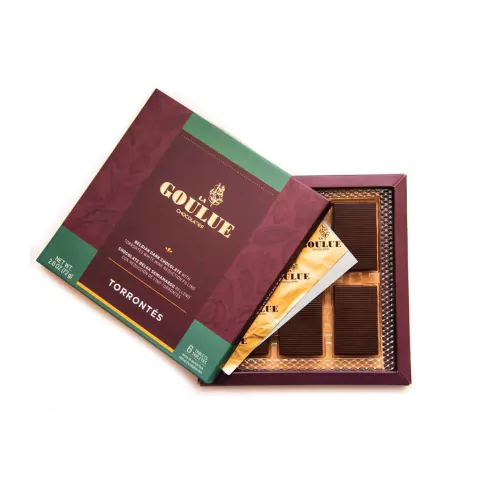 Chocolate La Goulue Belga Semi Amargo con Vino Torrontés