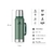 Termo Clásico Stanley Verde Con Tapón Cebador y Manija 950ml - comprar online