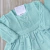 Saída Maternidade Vestido PomPom - Verde Água - Manta Vestido e Calça na internet