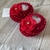 Sapatinho de Tricô Menina Max Flor - Vermelho - comprar online