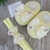 Kit Sapatinho de Tricô Delicari - Amarelo - Sapatinho e Faixinha - comprar online