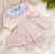 Vestido de Tricô Menina Mini Rosa - Rosa - Vestido e Calça
