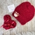Conjunto Luva Touca e Sapatinho Urso Aviador - Vermelho - Touca Luvas e Sapatinho - comprar online