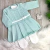 Saída Maternidade Vestido Iasmim - Verde Água - Manta Vestido e Calça - comprar online