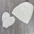 Conjunto Luva e Touca de Tricô - Off White - Basic - Baby Amore Saídas de Maternidade