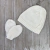 Conjunto Luva e Touca de Tricô - Off White - Basic