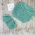 Conjunto Luva e Touca de Tricô - Verde Menta - Touca Boina