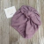 Turbante para bebê de Tricô - Lilás - Nó