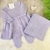 Saída Maternidade Lilás de Tricô Vestido PomPom - Completa - 7 Peças na internet