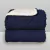Cobertor Microfibra Plush Duplaface Sherpa - Bolinhas - Marinho