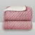 Cobertor Microfibra Plush Duplaface Sherpa - Bolinhas - Rosê
