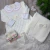 Saída Maternidade Completa - Pétalas - Branco (6 peças) - comprar online