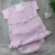 Conjunto Maternidade Laço de Amor - Rosa - Vestido Manga Curta Shorts e Body - Baby Amore Saídas de Maternidade