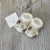 Kit Sapatinho de Tricô Flor de Miçanga - Off White - Sapatinho e Laço - comprar online
