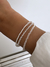Pulsera Triple Blanca - comprar online