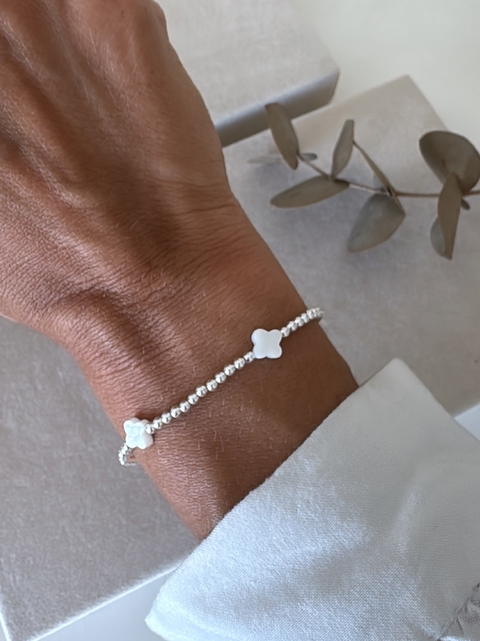 Pulsera Trébol Nácar - comprar online