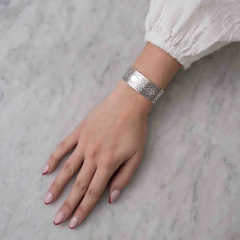 Esclava 20mm- Estampada - Aurelia Plata fina