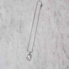 Dije Virgen con niño (calado) - Aurelia Plata fina