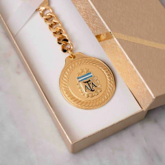 Llavero AFA (Gold) - Aurelia Plata fina