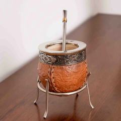 Imagen de Mate con base grabado y bombilla