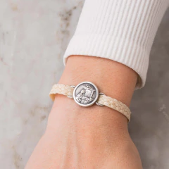 Pulsera pasante soga- Santa Rita