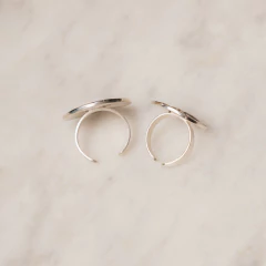Anillo Trébol 4 hojas (ovalado) - Aurelia Plata fina