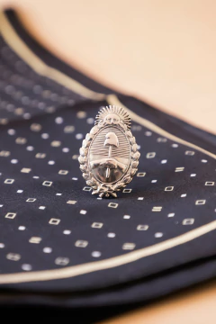 Pasapañuelo Super- Escudo Nacional - Aurelia Plata fina