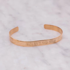 Esclava 5mm Gold- Personalizable - Aurelia Plata fina