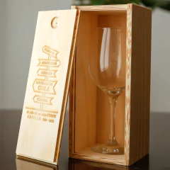 Caja con Copa grabada - comprar online