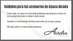 Brazalete Llano Gold - Aurelia Plata fina