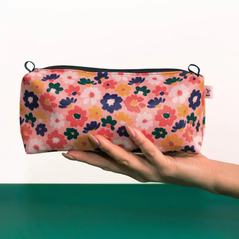 Cartuchera básica SALMÓN