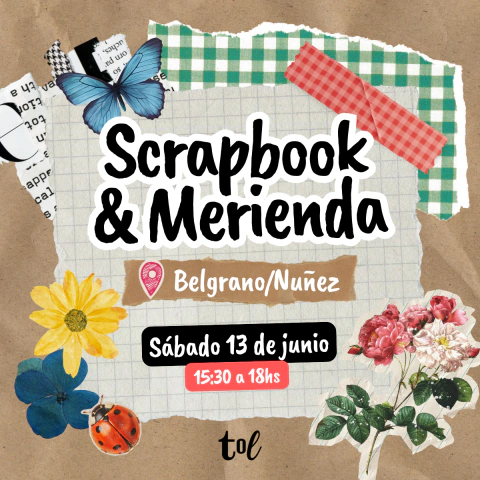 Scrapbook & Merienda BELGRANO-NUÑEZ 13/06
