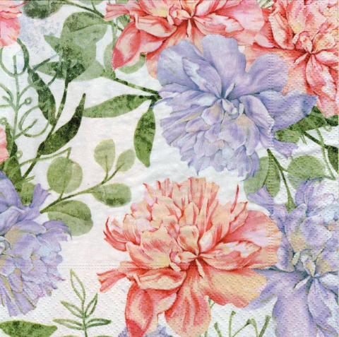 Servilleta decoupage FLORAL X5 - comprar online
