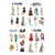 Stickers CHICAS fondo blanco en internet