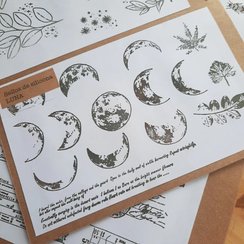 Sellos silicona LUNAS - comprar online