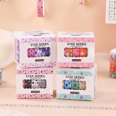 Caja washi STAR SERIE x5u