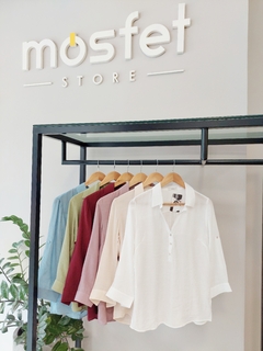 Camisa Manga 3/4 Ana Claudia - Mosfet Store