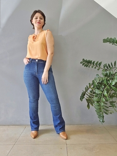 Calça Jeans Baby Flare Di Collani DCF 12097 na internet