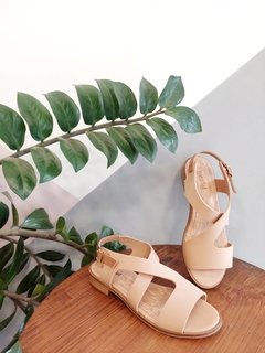 Sandália Couro e Lycra Zoe - comprar online