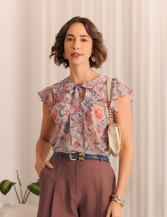 Blusa Floral Chifon Melissa - comprar online
