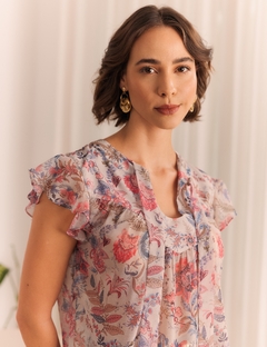 Blusa Floral Chifon Melissa - Mosfet Store