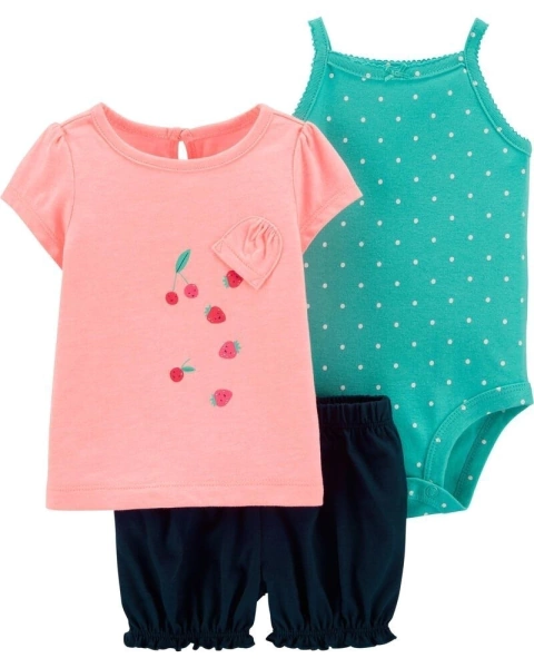 Conjunto Trio Moranguinhos Carter´s