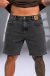BERMUDA AZTEC JEANS MAMORIZADA CLARA