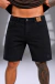 BERMUDA AZTEC JEANS PRETA