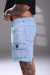 BERMUDA AZTEC CARGO JEANS CLARO - comprar online