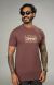 CAMISETA AZTEC LONGLINE MARROM
