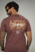 CAMISETA AZTEC LONGLINE MARROM - comprar online
