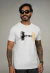CAMISETA AZTEC LONGLINE BRANCA NOME BANDEIRA