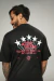 CAMISETA AZTEC OVERSIZED PRETA ESTRELAS - comprar online